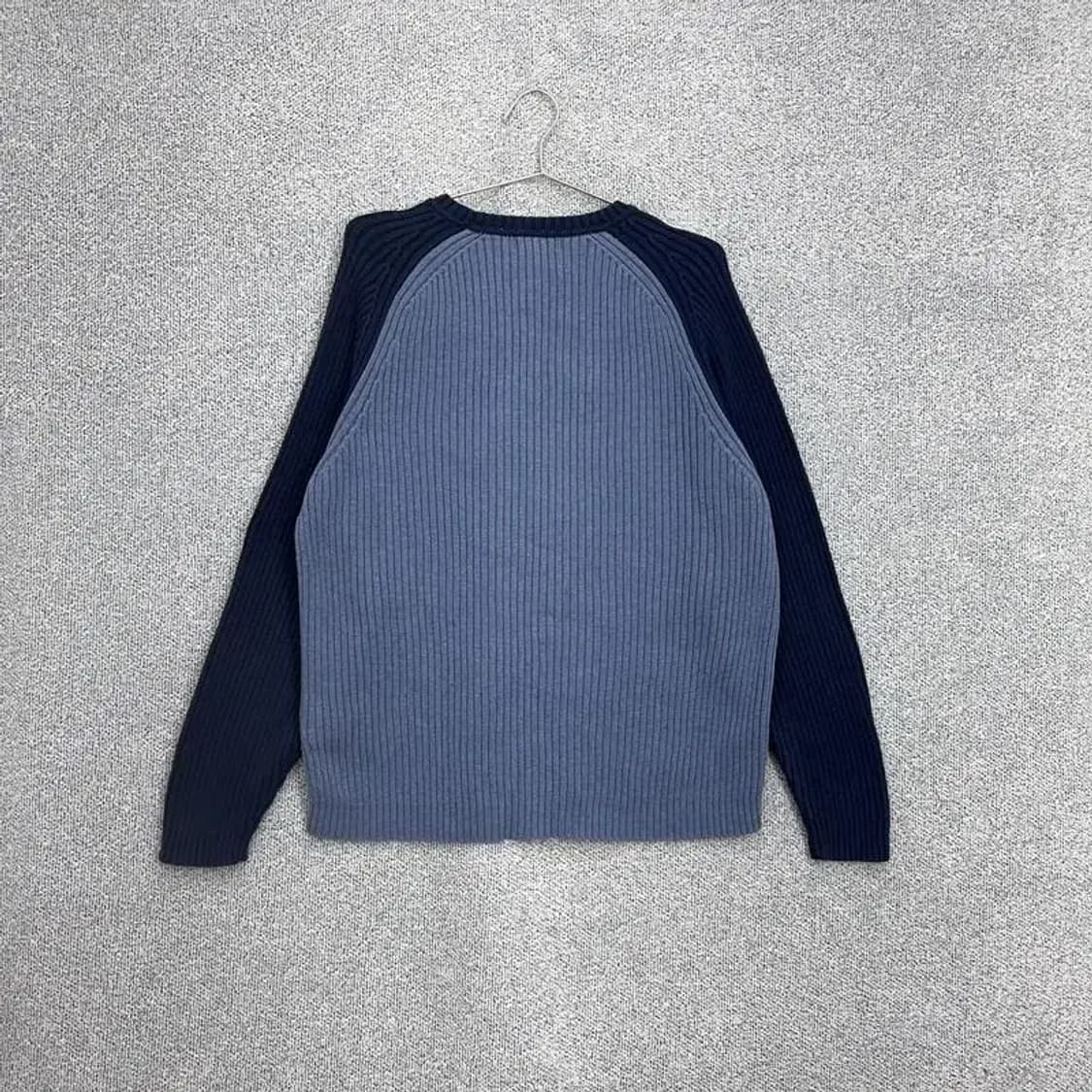 에디바우어 배색 니트 L 상품이미지2