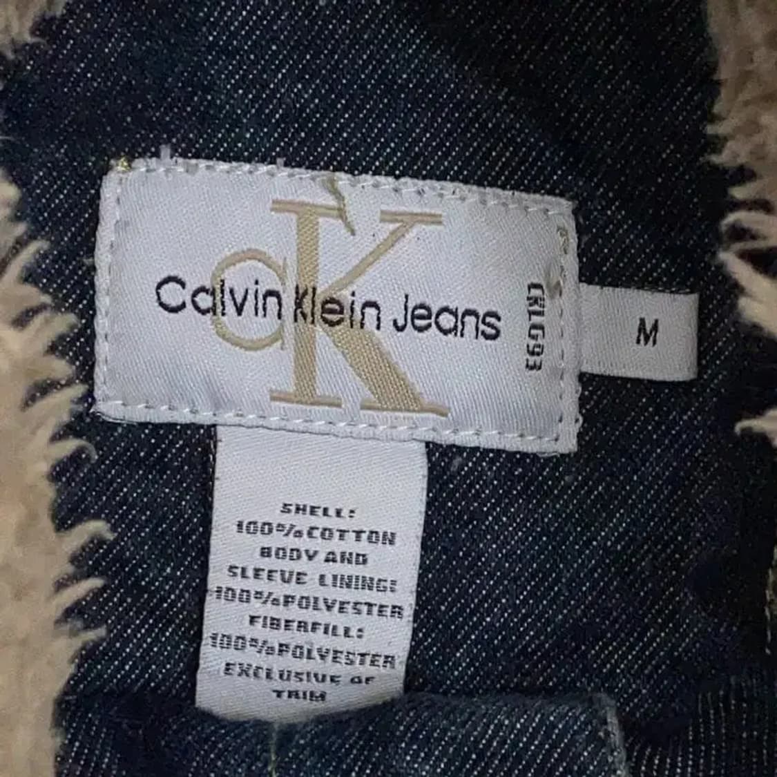 캘빈클라인 남성 데님 무스탕 M 상품이미지5