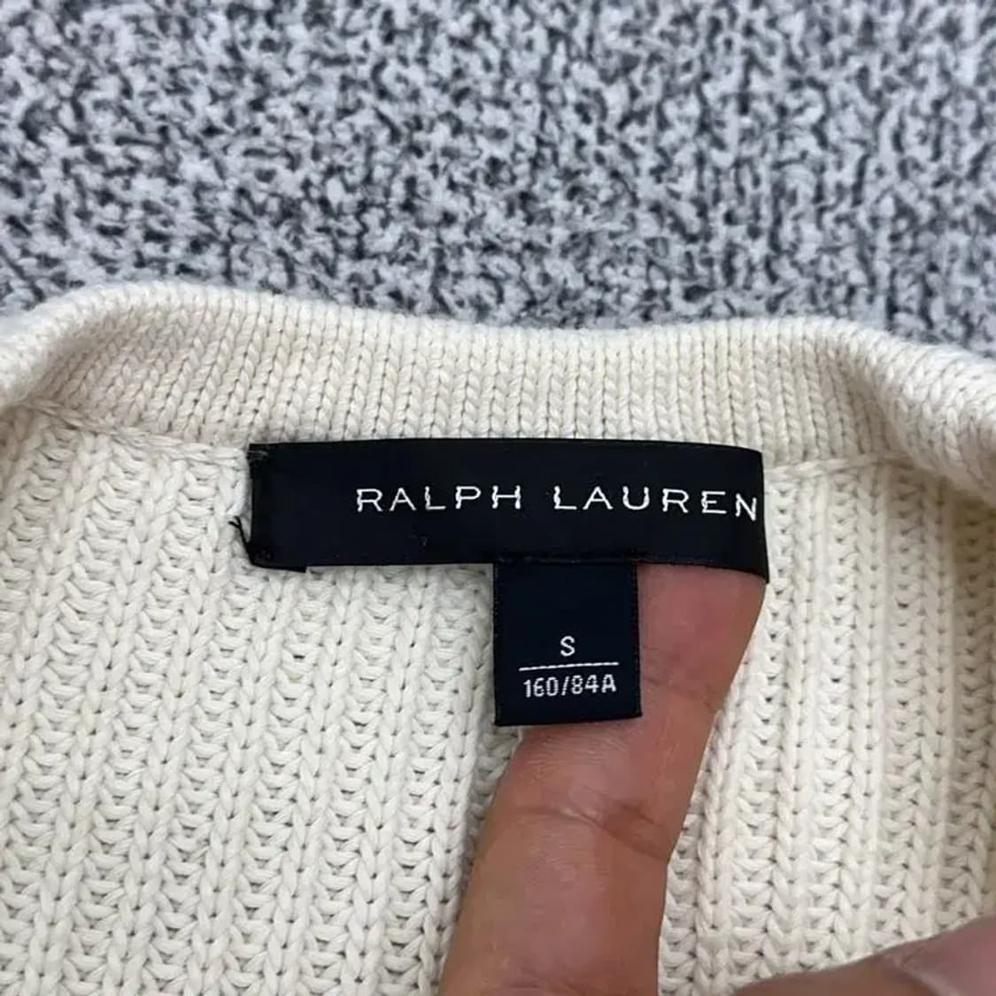 랄프로렌 실크 니트 가디건 S 상품이미지4