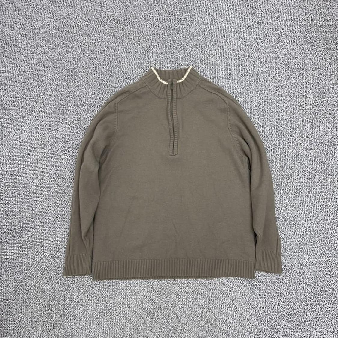 아디다스 로고 하프집업 니트 M 상품이미지2