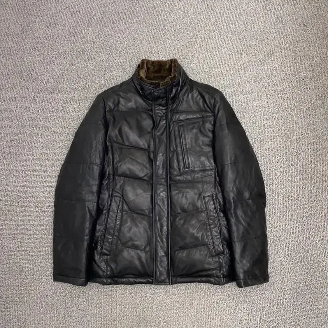 로베르타 디 까메리노 구스다운 레더 점퍼 100 상품이미지1