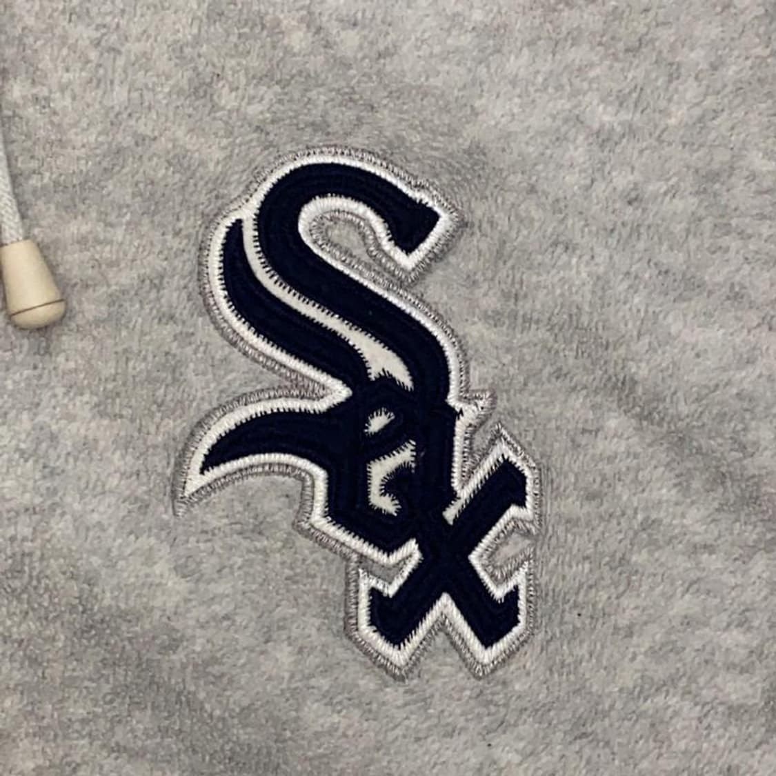 WWS MLB 90s 시카고 화이트삭스 후리스 후드집업 상품이미지4