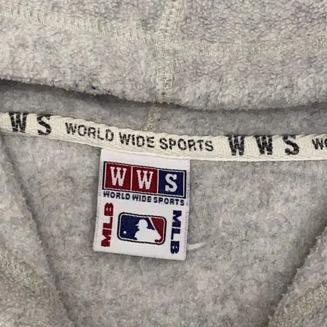 WWS MLB 90s 시카고 화이트삭스 후리스 후드집업 상품이미지6