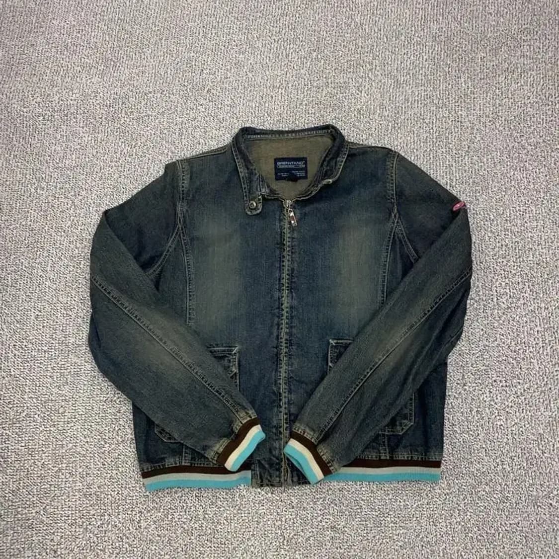 빈티지 Y2K 데님 집업 S 상품이미지2