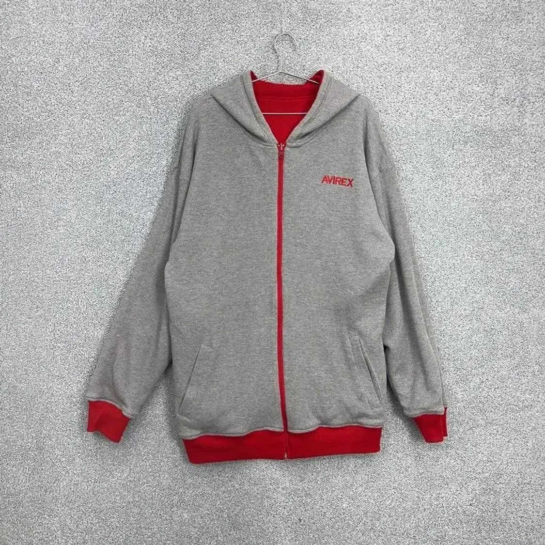 아비렉스 리버시블 후드집업 XXL 상품이미지4