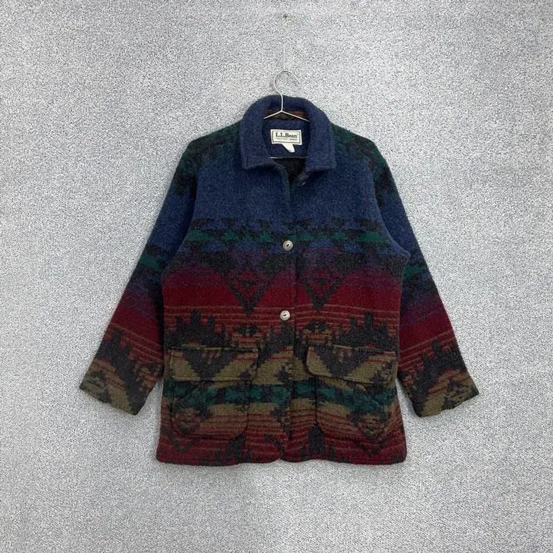 LL BEAN 패턴 자켓 L 상품이미지1