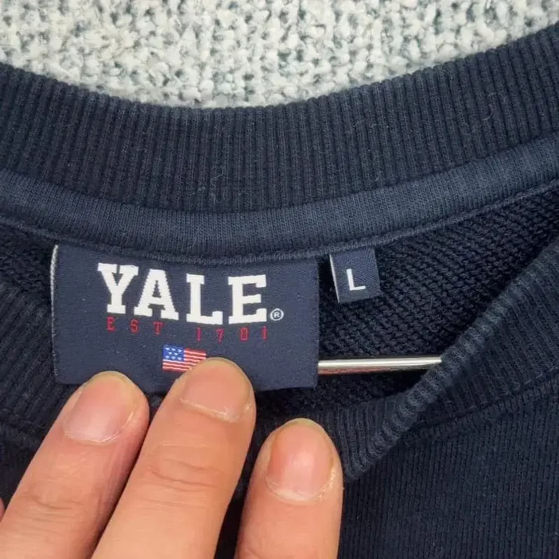 예일 불독로고 맨투맨 L 상품이미지4