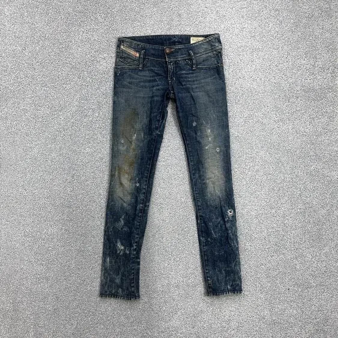디젤 MATIC 페인팅 데님팬츠 25 30 상품이미지1