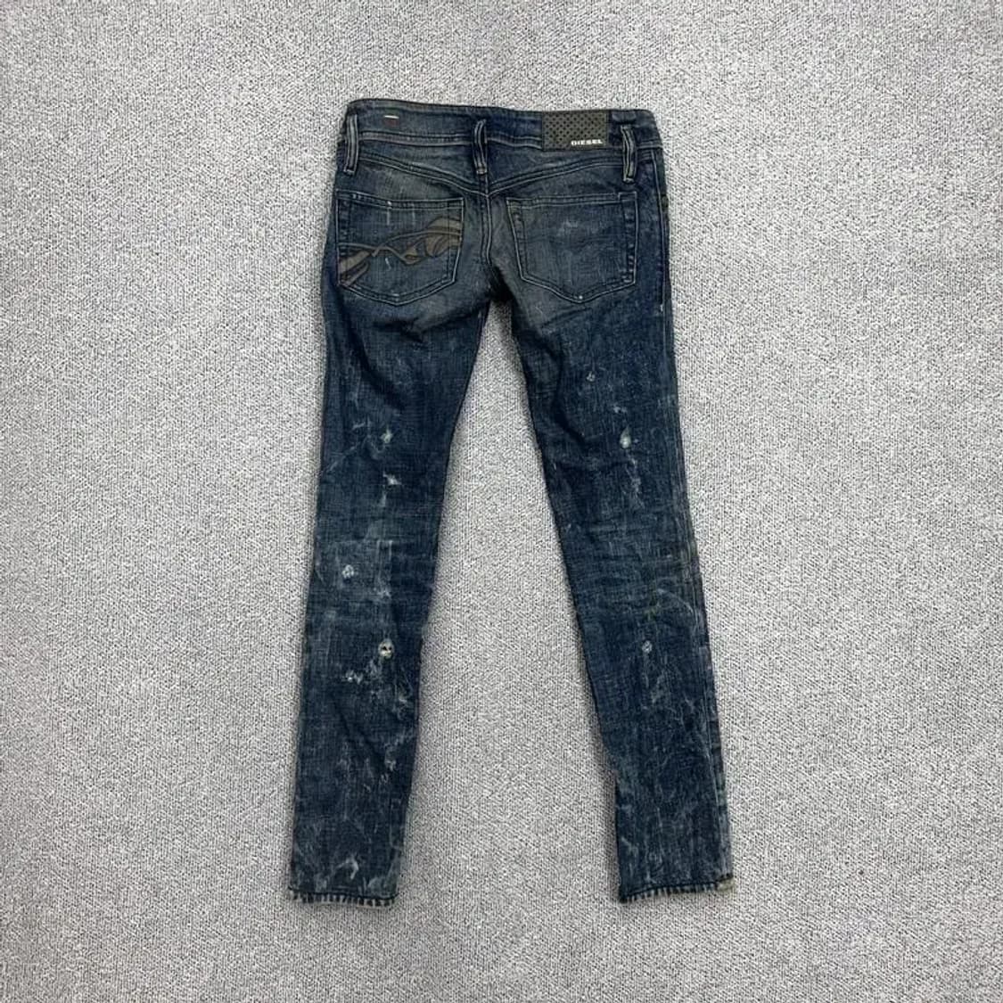 디젤 MATIC 페인팅 데님팬츠 25 30 상품이미지2
