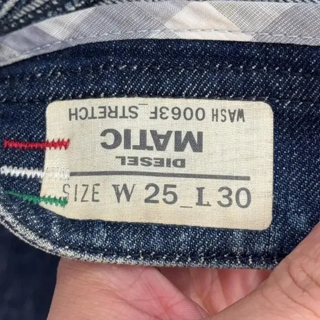 디젤 MATIC 페인팅 데님팬츠 25 30 상품이미지4