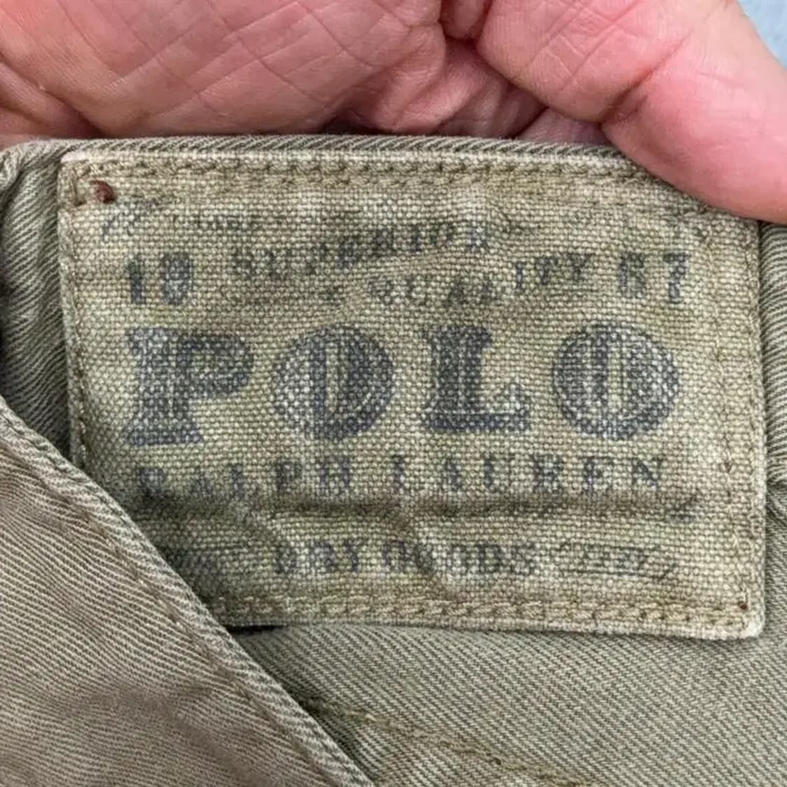 폴로 랄프로렌 카키 코튼팬츠 30 30 상품이미지3