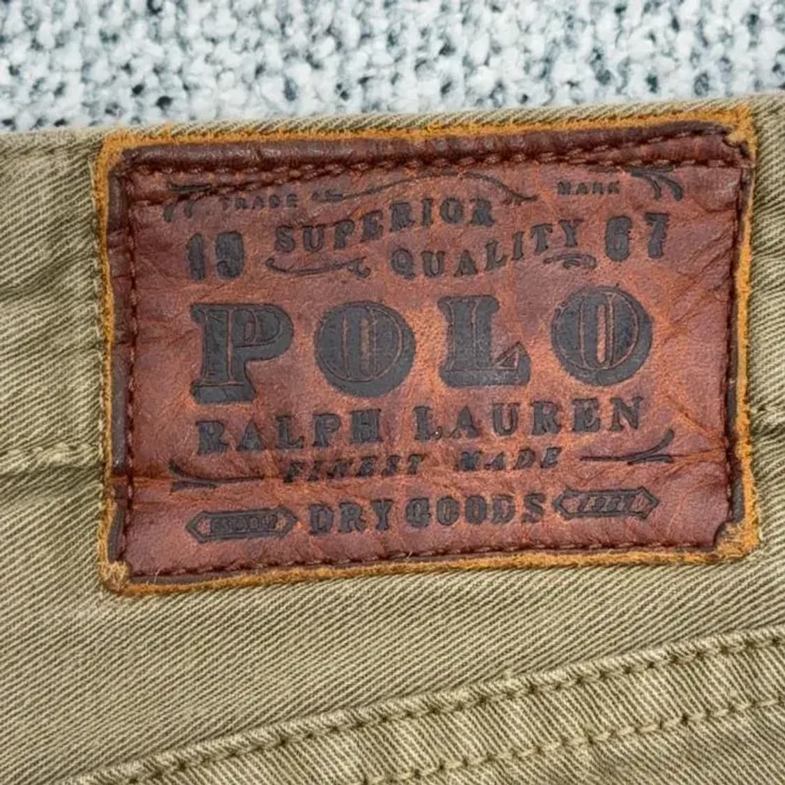 폴로 랄프로렌 카키 코튼팬츠 30 30 상품이미지4