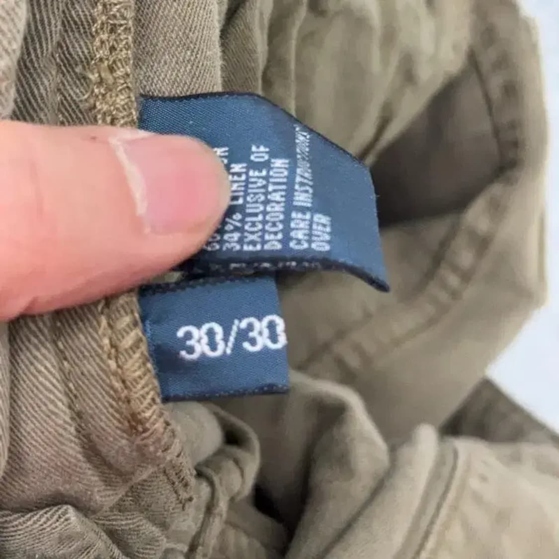 폴로 랄프로렌 카키 코튼팬츠 30 30 상품이미지5