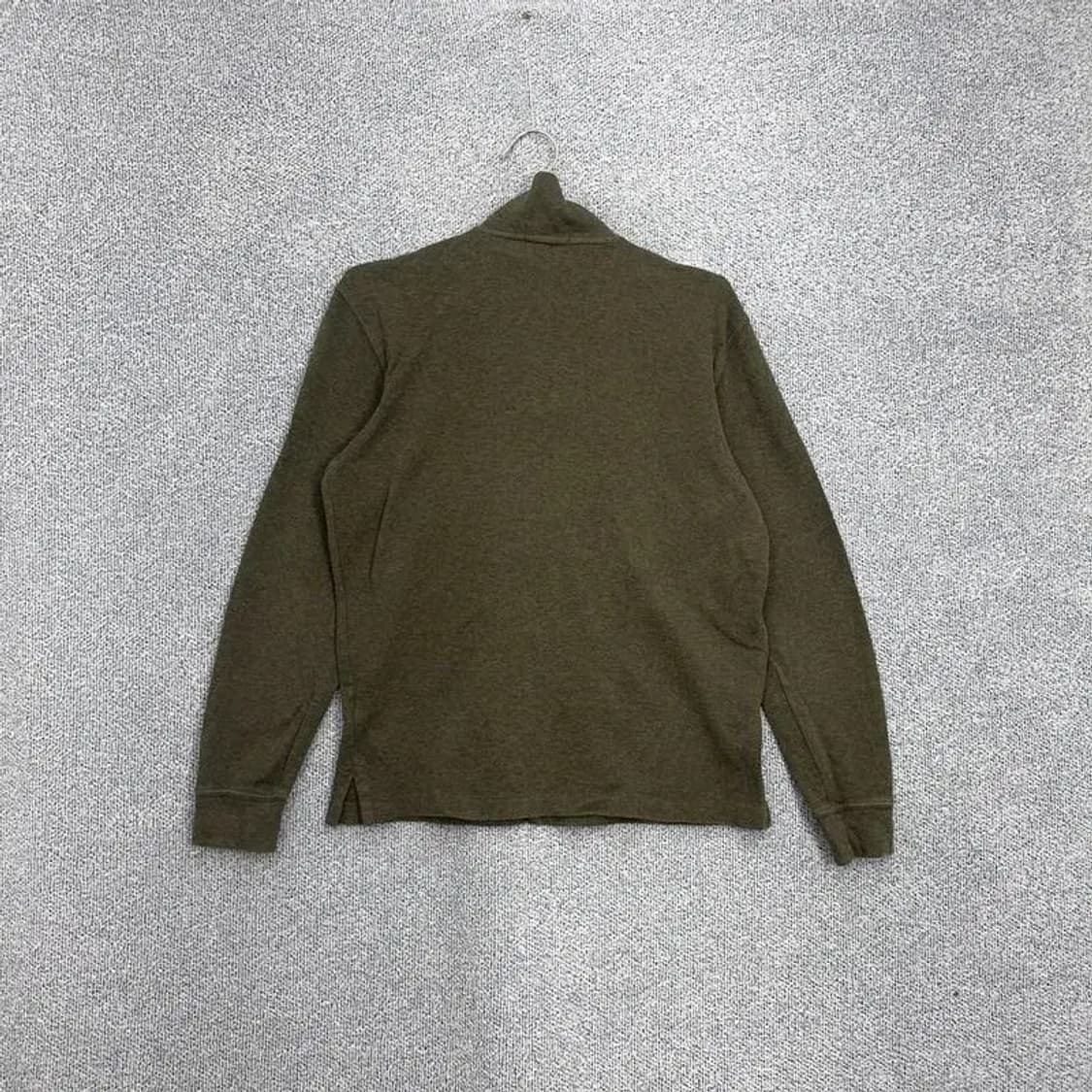 폴로 랄프로렌 신형 카키 반집업 니트 S 상품이미지2