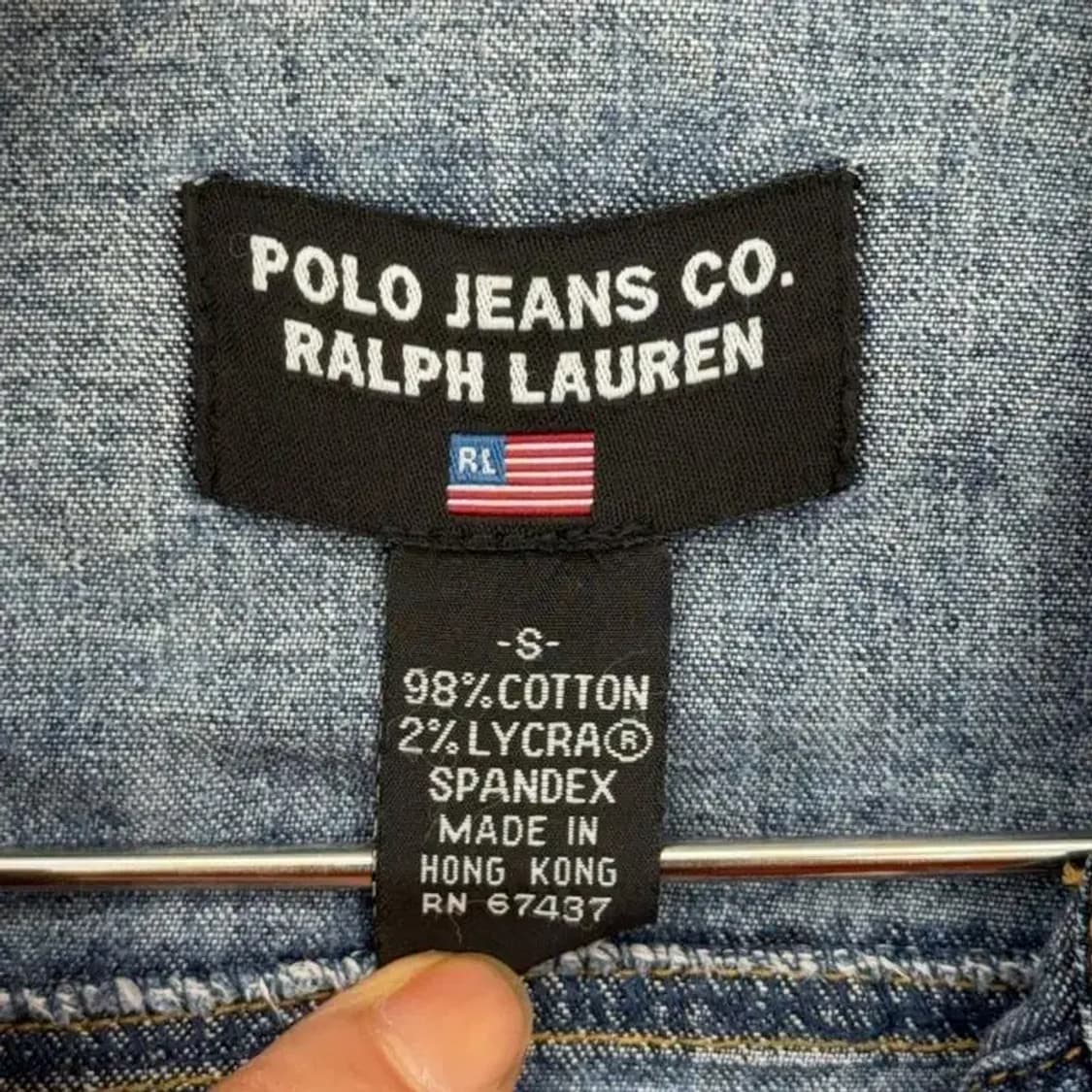 폴로 진스 컴퍼니 여성 데님자켓 S 상품이미지4