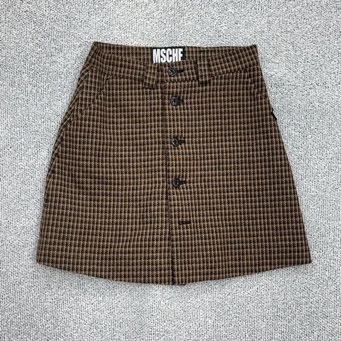 미스치프 체크 스커트 M 상품이미지1