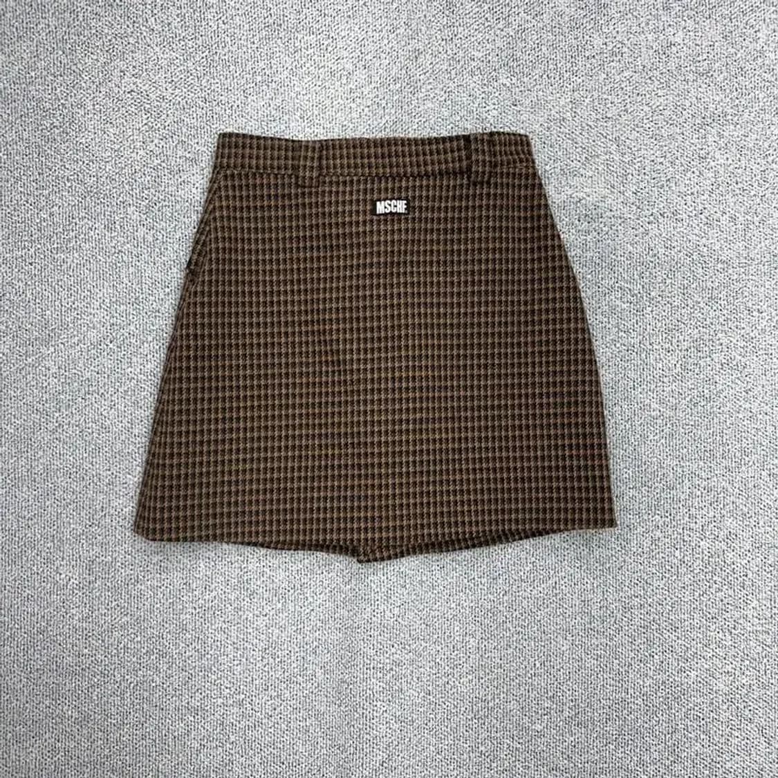 미스치프 체크 스커트 M 상품이미지2