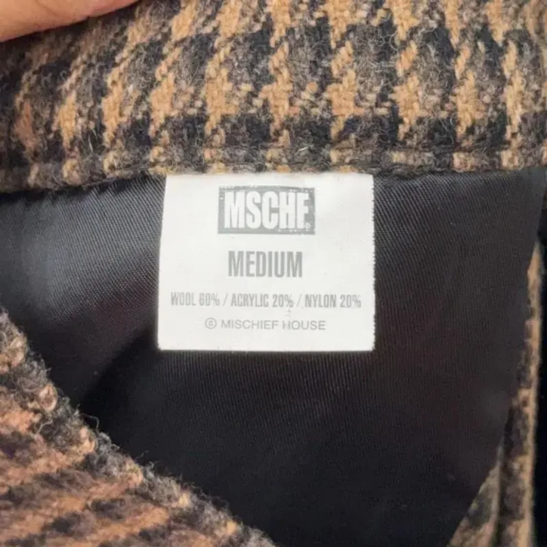 미스치프 체크 스커트 M 상품이미지3