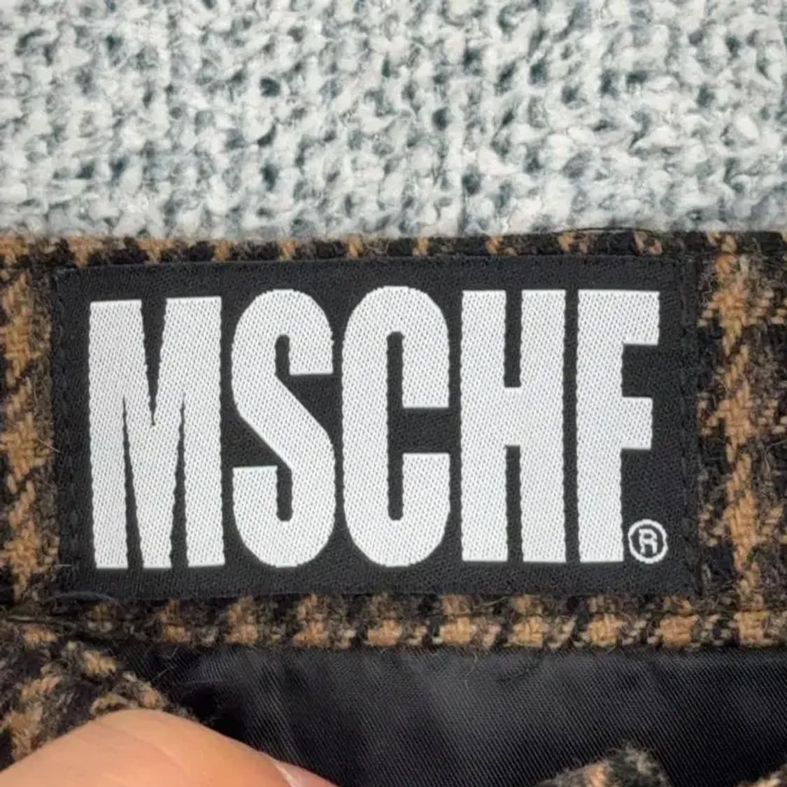 미스치프 체크 스커트 M 상품이미지4