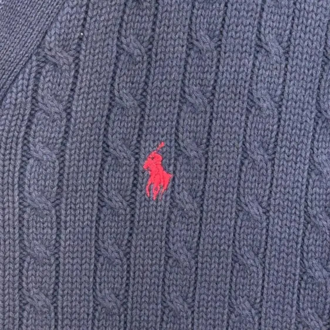 폴로 랄프로렌 꽈배기 니트 가디건 M 상품이미지3