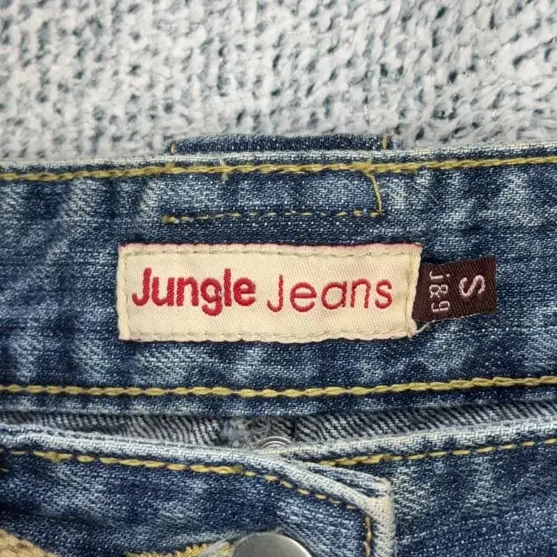 정글 진스 빈티지 유틸리티 데님팬츠 S 상품이미지3