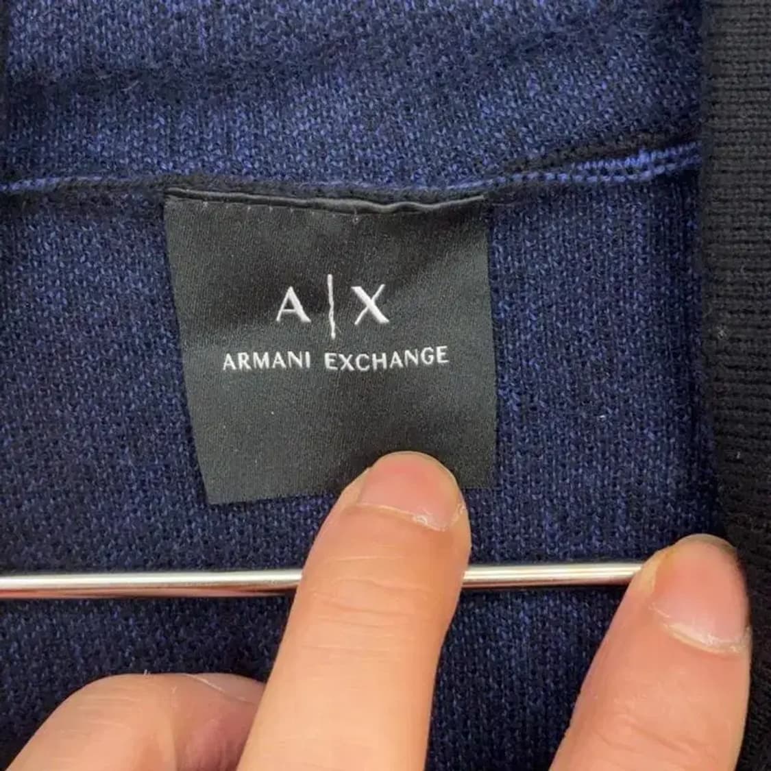 알마니익스체인지 코튼 니트 후드티 M 상품이미지4