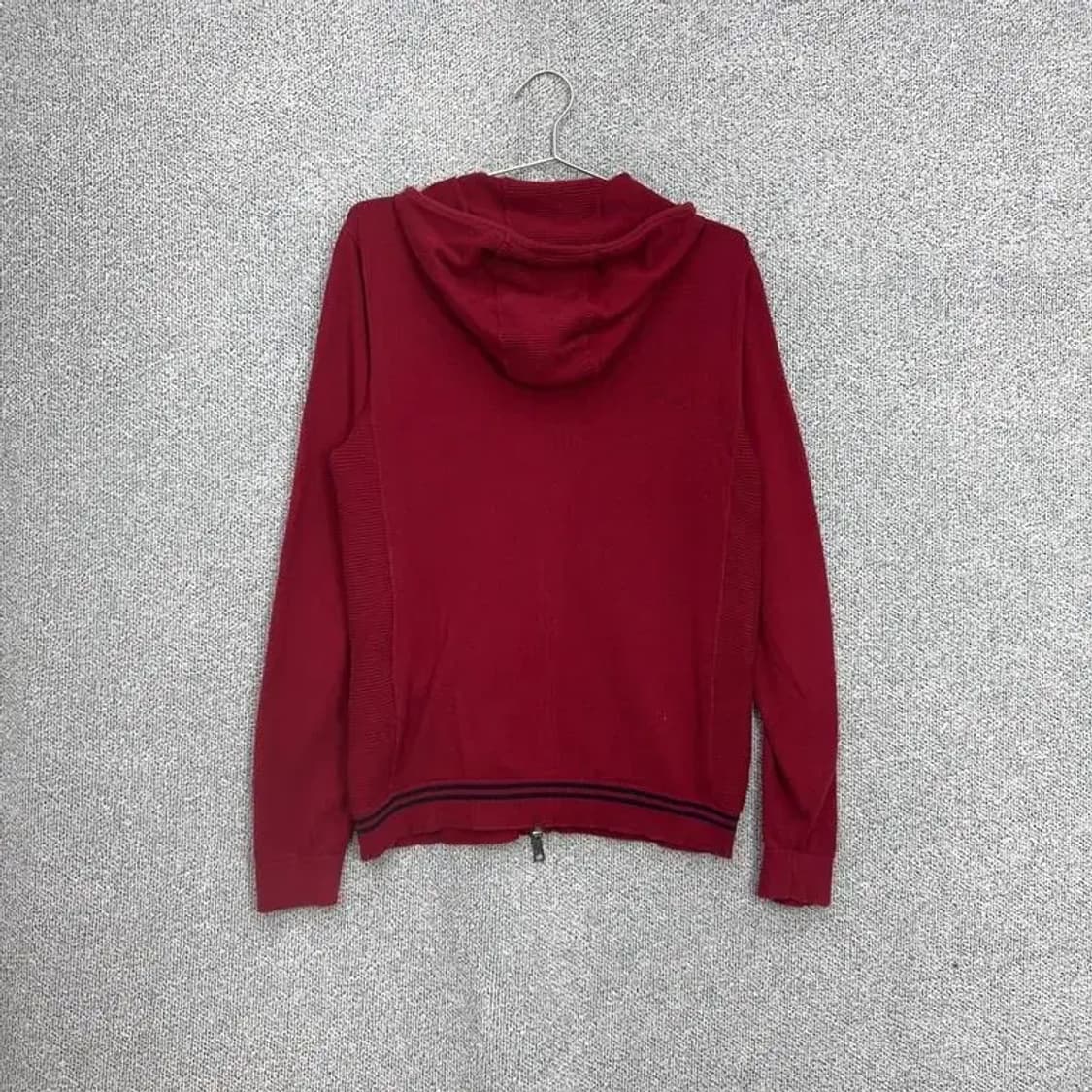 알마니 익스체인지 사이드 레터링 니트 후드집업 M 상품이미지2