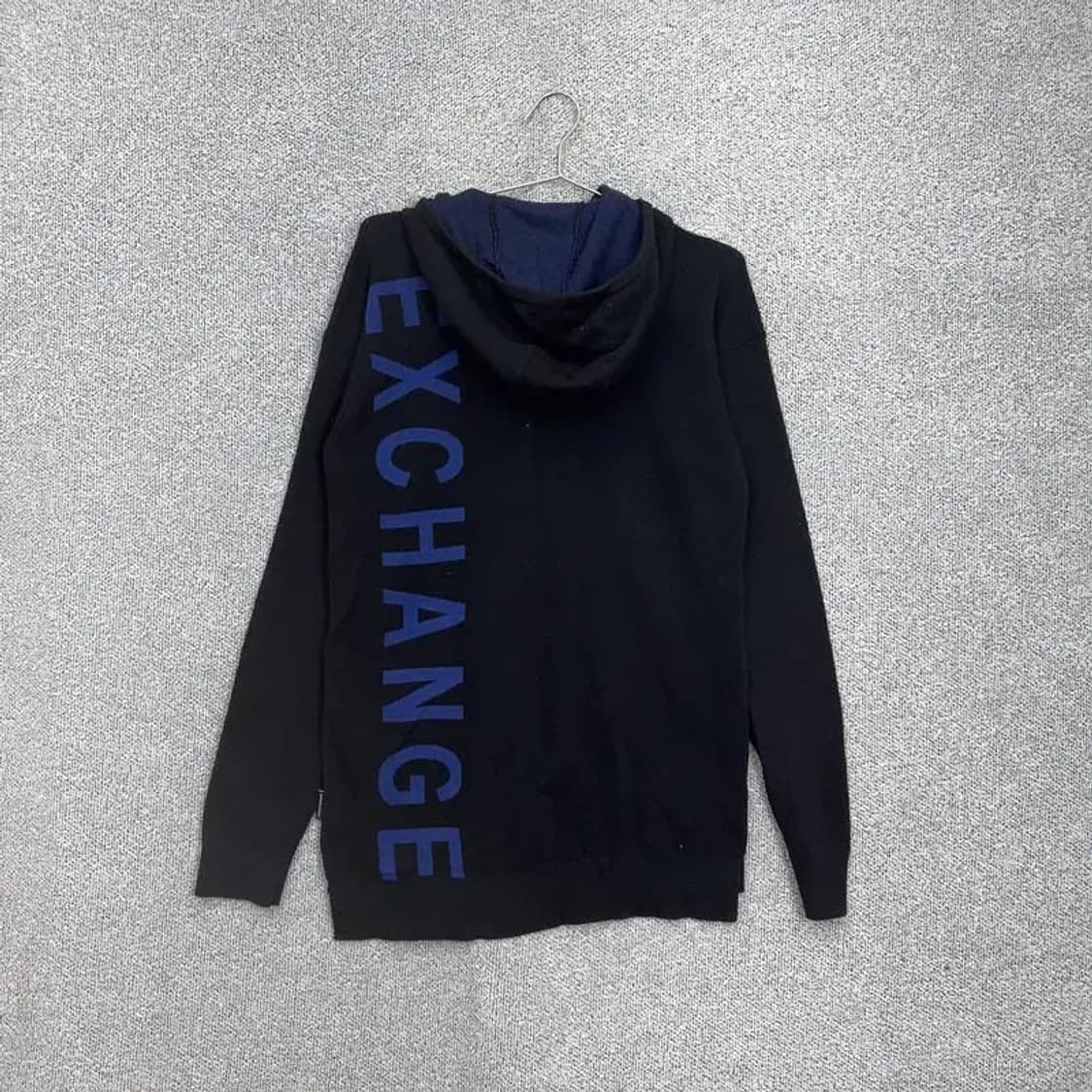 알마니 익스체인지 프린팅 코튼 니트 후드티 M 상품이미지2