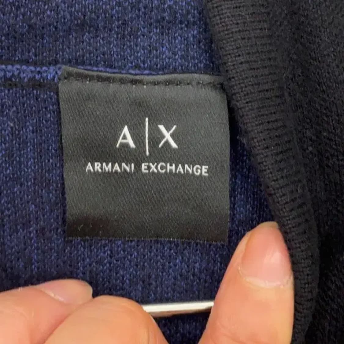 알마니 익스체인지 프린팅 코튼 니트 후드티 M 상품이미지4