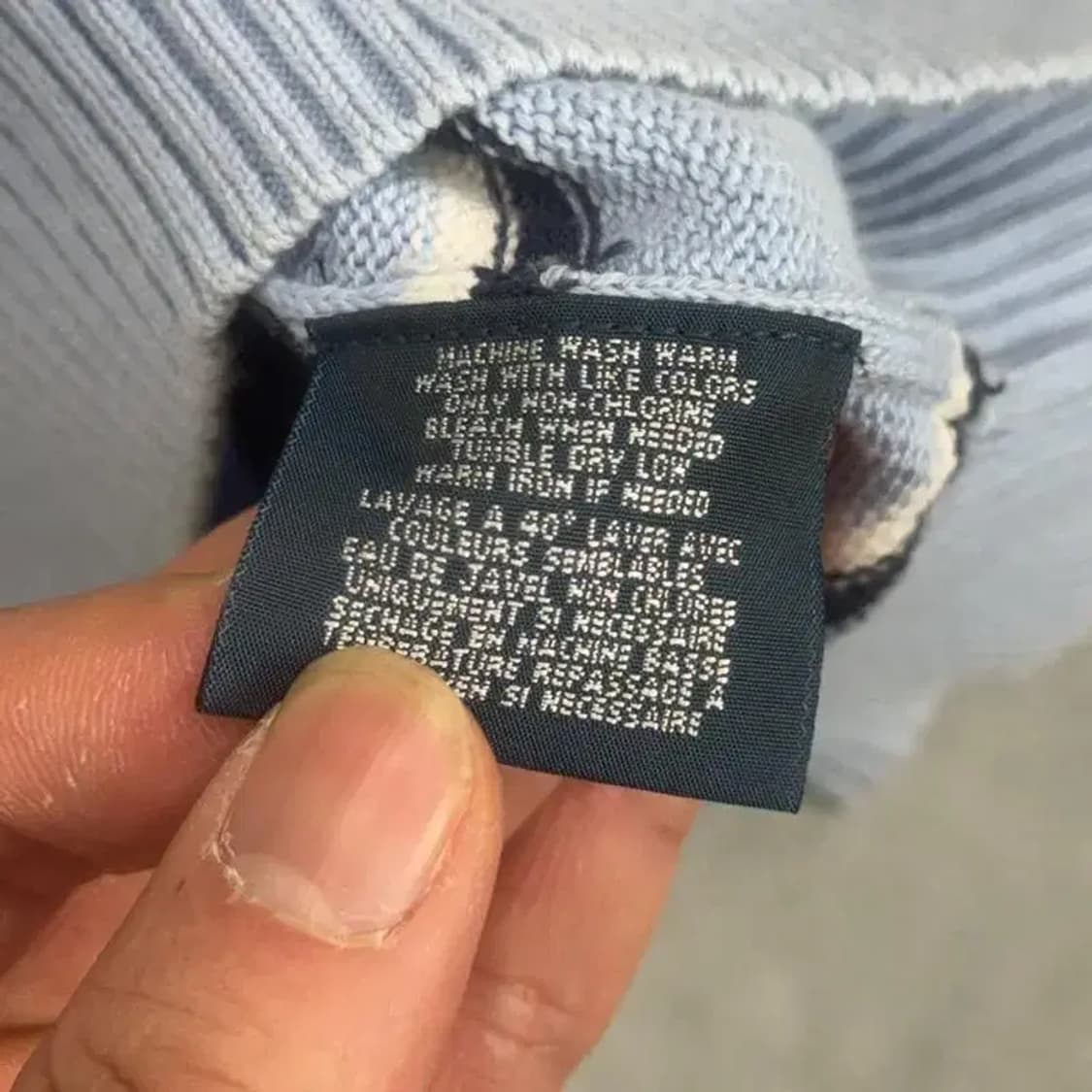 폴로 랄프로렌 스트라이프 니트 XL 상품이미지6