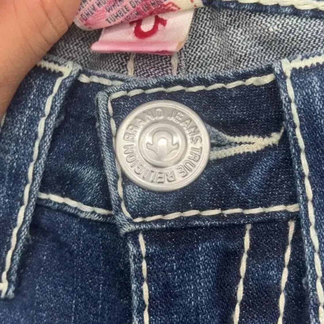 트루릴리젼 스티치 데님팬츠 25 상품이미지3