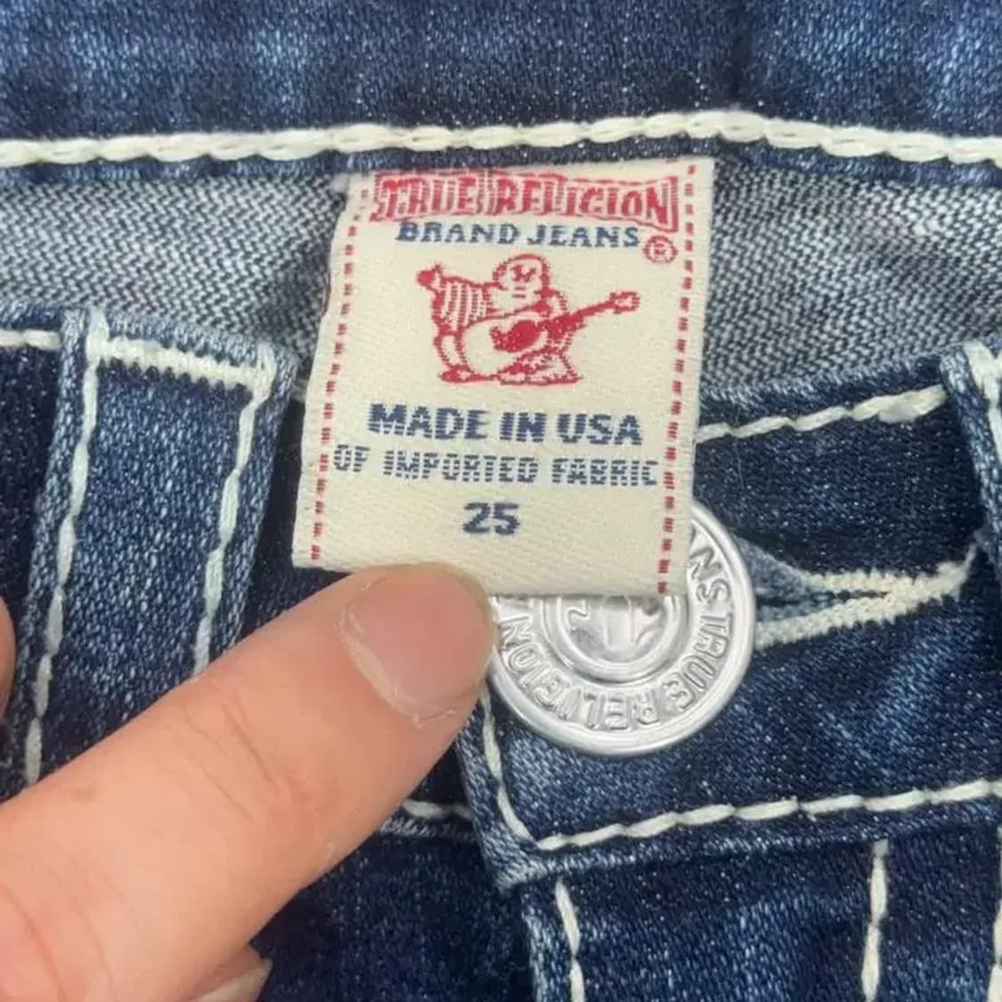 트루릴리젼 스티치 데님팬츠 25 상품이미지4