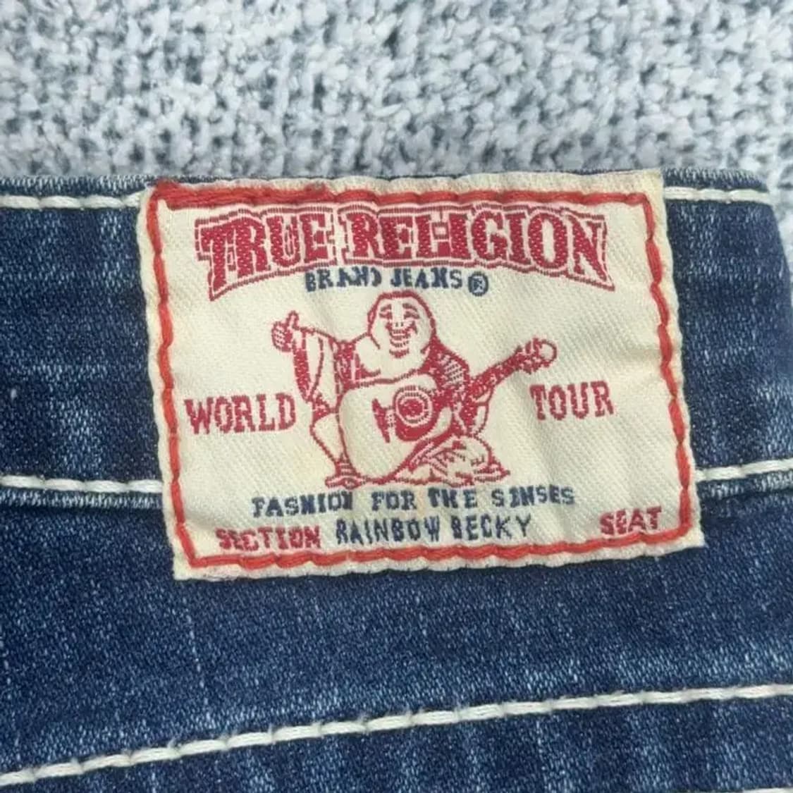 트루릴리젼 스티치 데님팬츠 25 상품이미지5