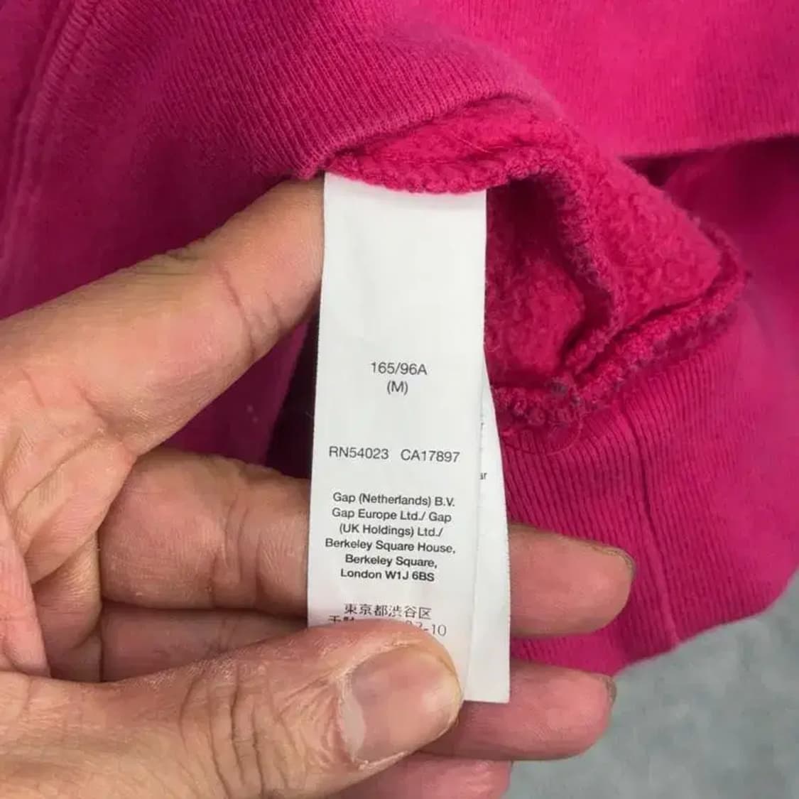 갭 핑크 후드티 M 상품이미지5