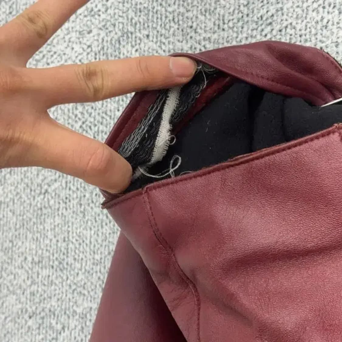 리바이스 레드탭 쉽레더 후드 자켓 95 상품이미지4