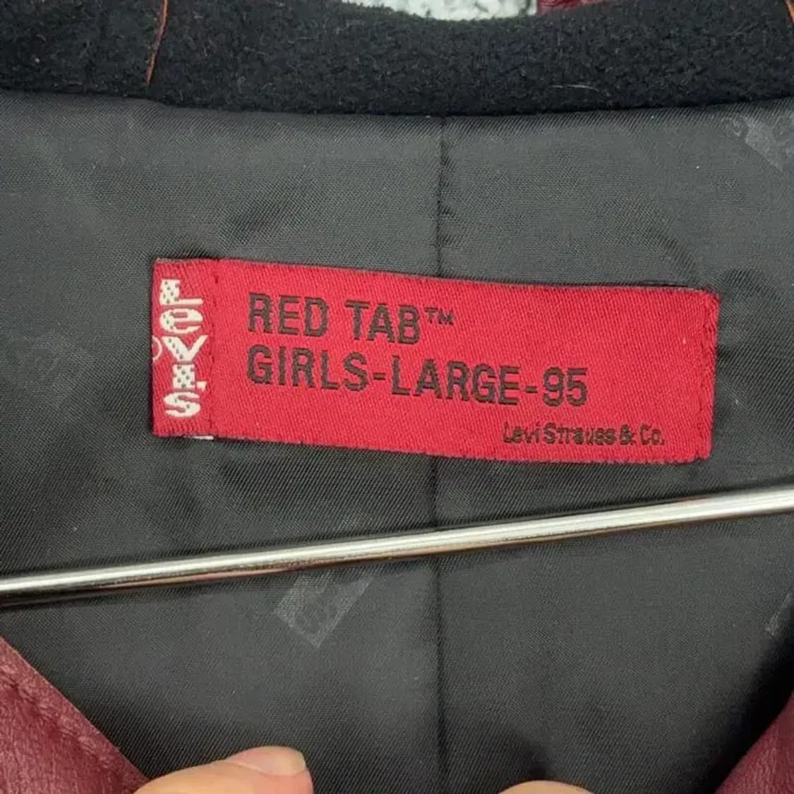 리바이스 레드탭 쉽레더 후드 자켓 95 상품이미지5