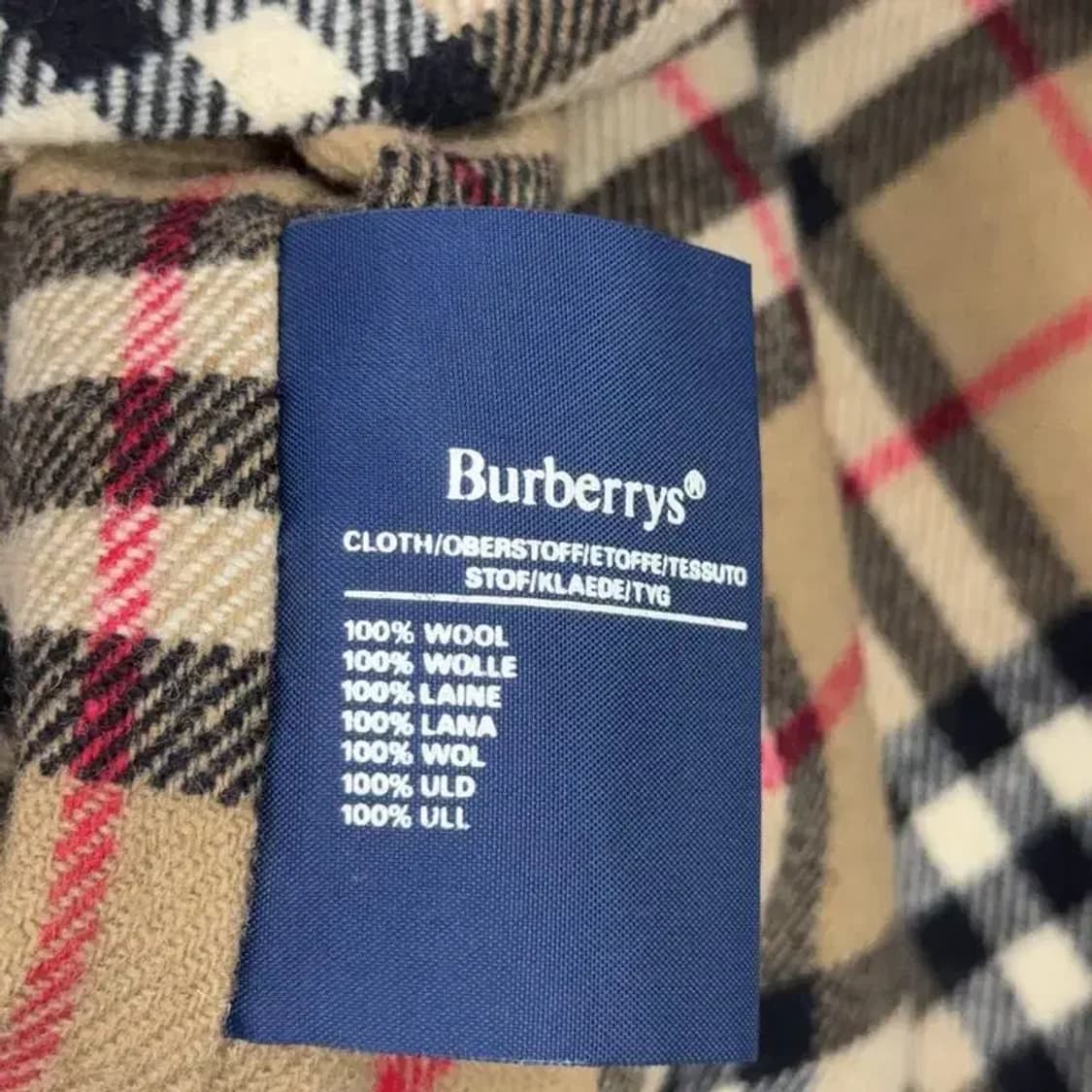 버버리 울 트렌치코트 상품이미지4