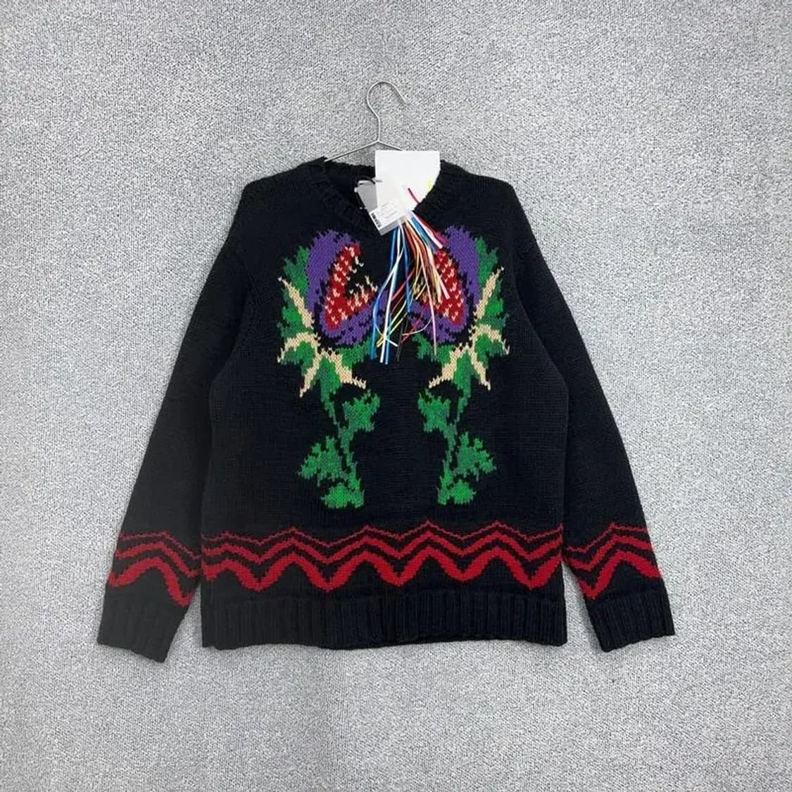 [새상품]MSGM 프린팅 울 니트 L 상품이미지1