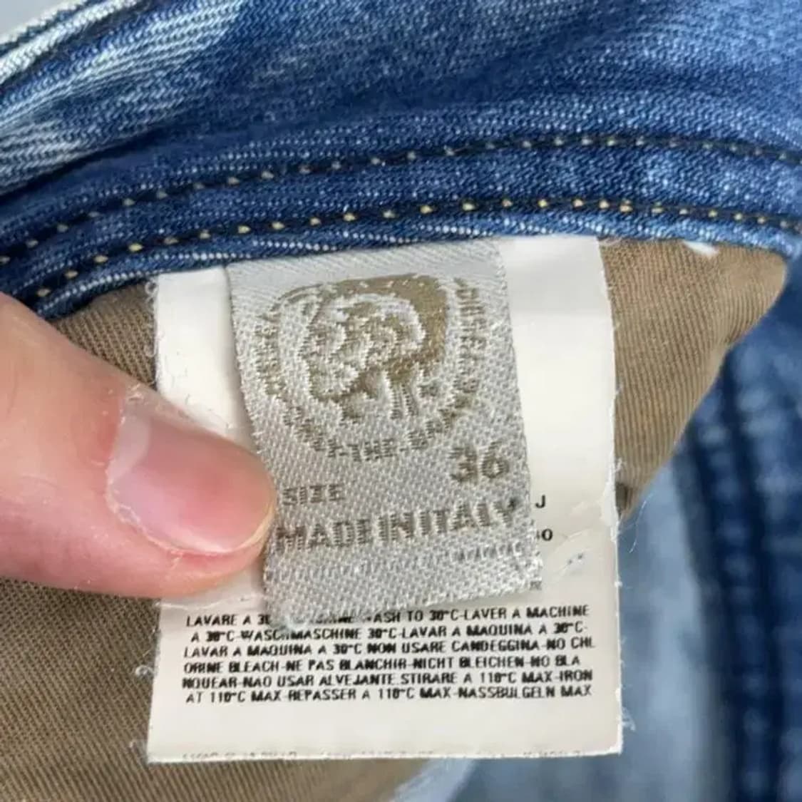 디젤 자탄 워싱진 36 32 상품이미지5