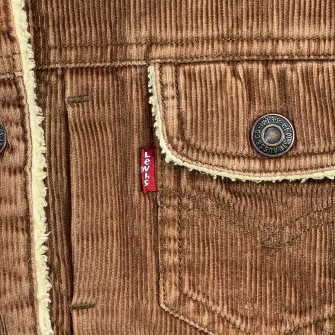 리바이스 골덴 브라운 쉐르파 자켓 상품이미지3