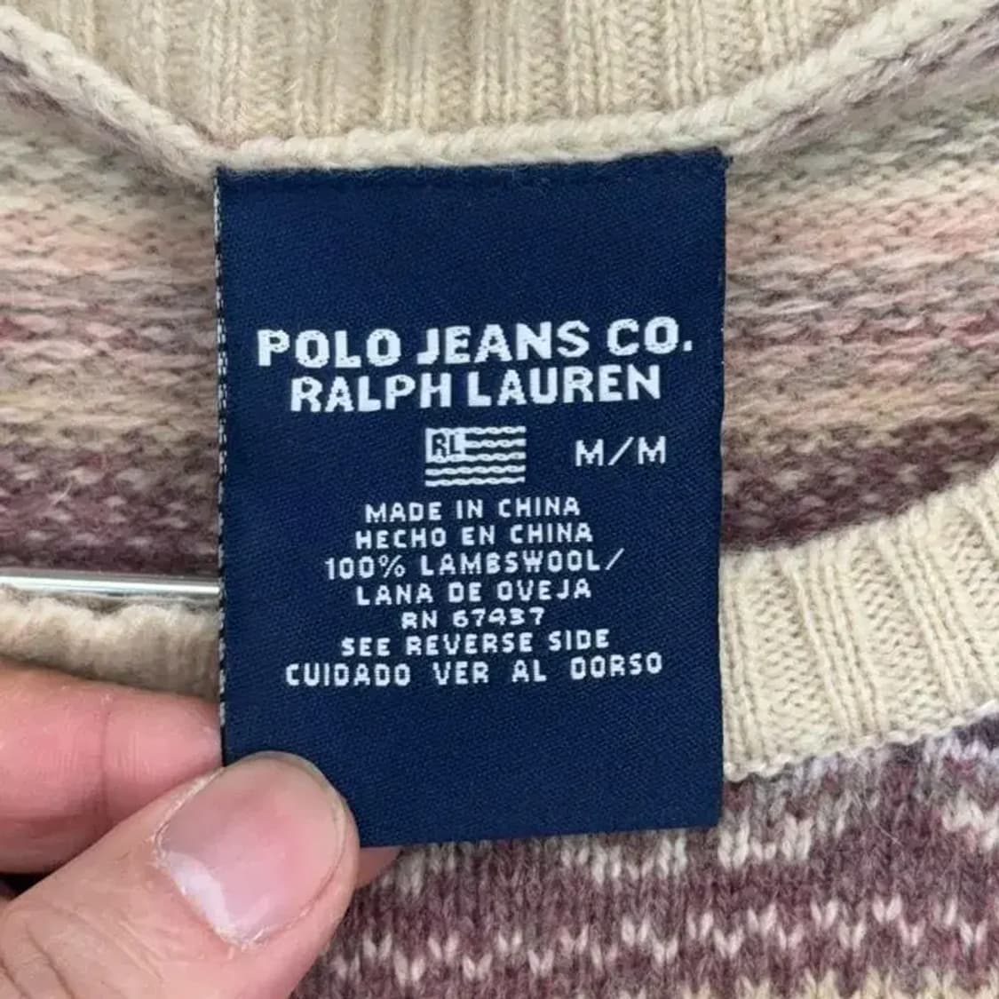폴로 나바호 니트 M 상품이미지3