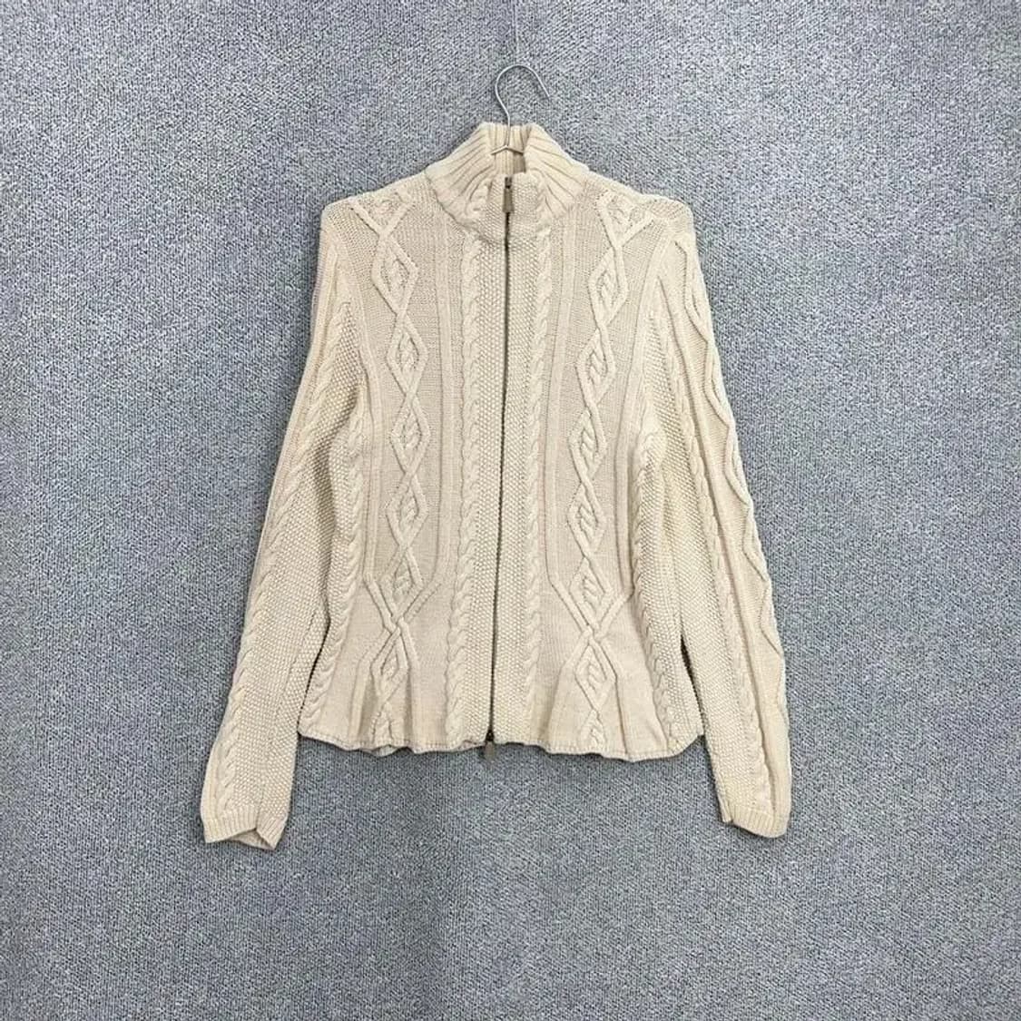 로렌 랄프로렌 케이블 니트 집업 XL 상품이미지1