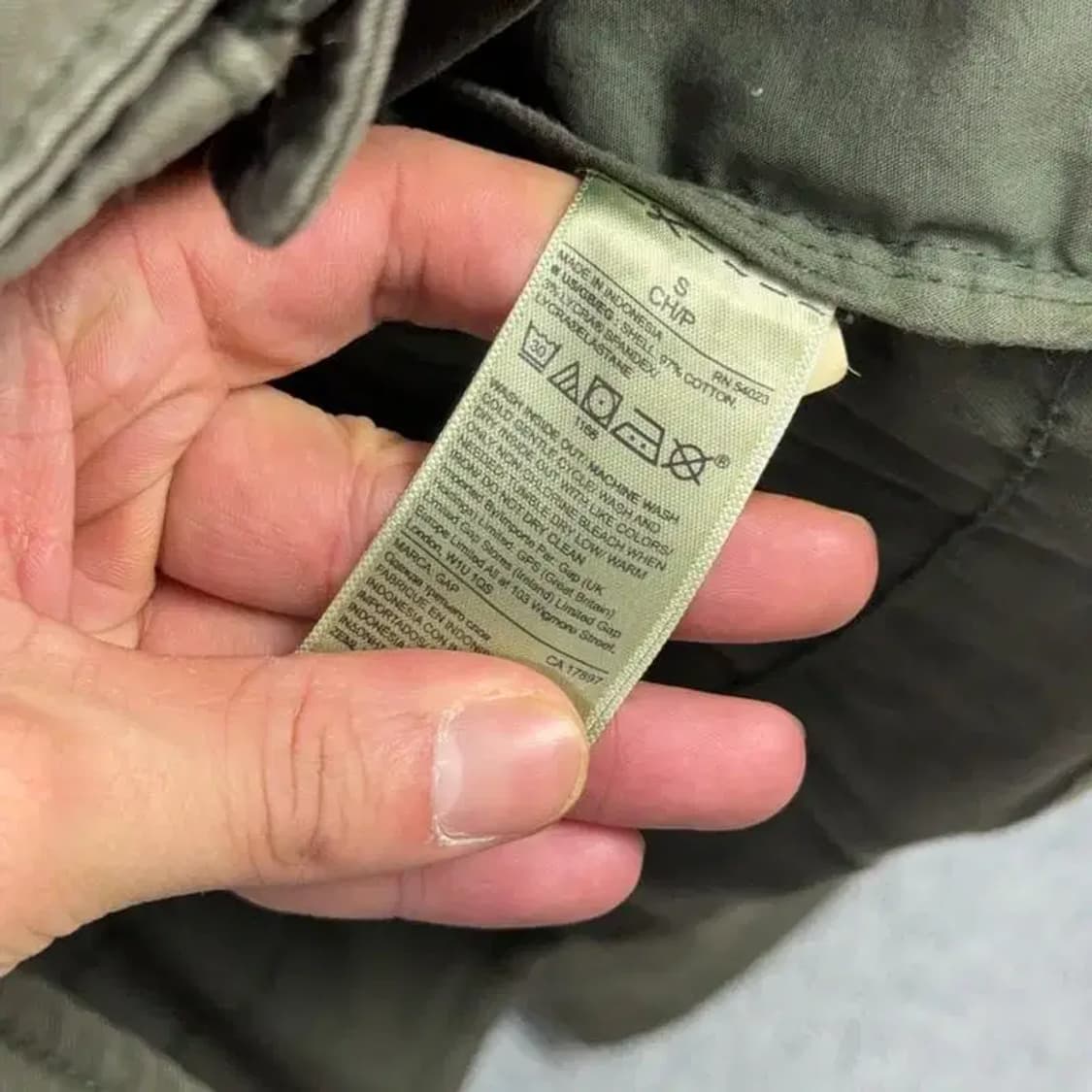 갭 여성 포켓 카키 필드 자켓 S 상품이미지4