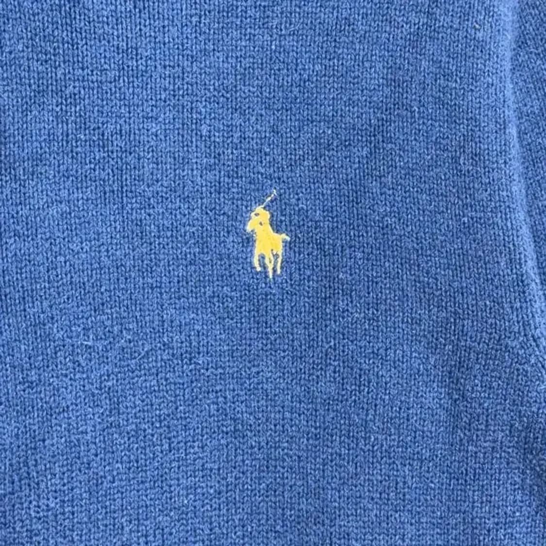 폴로 랄프로렌 신형 반집업 니트 L 상품이미지3