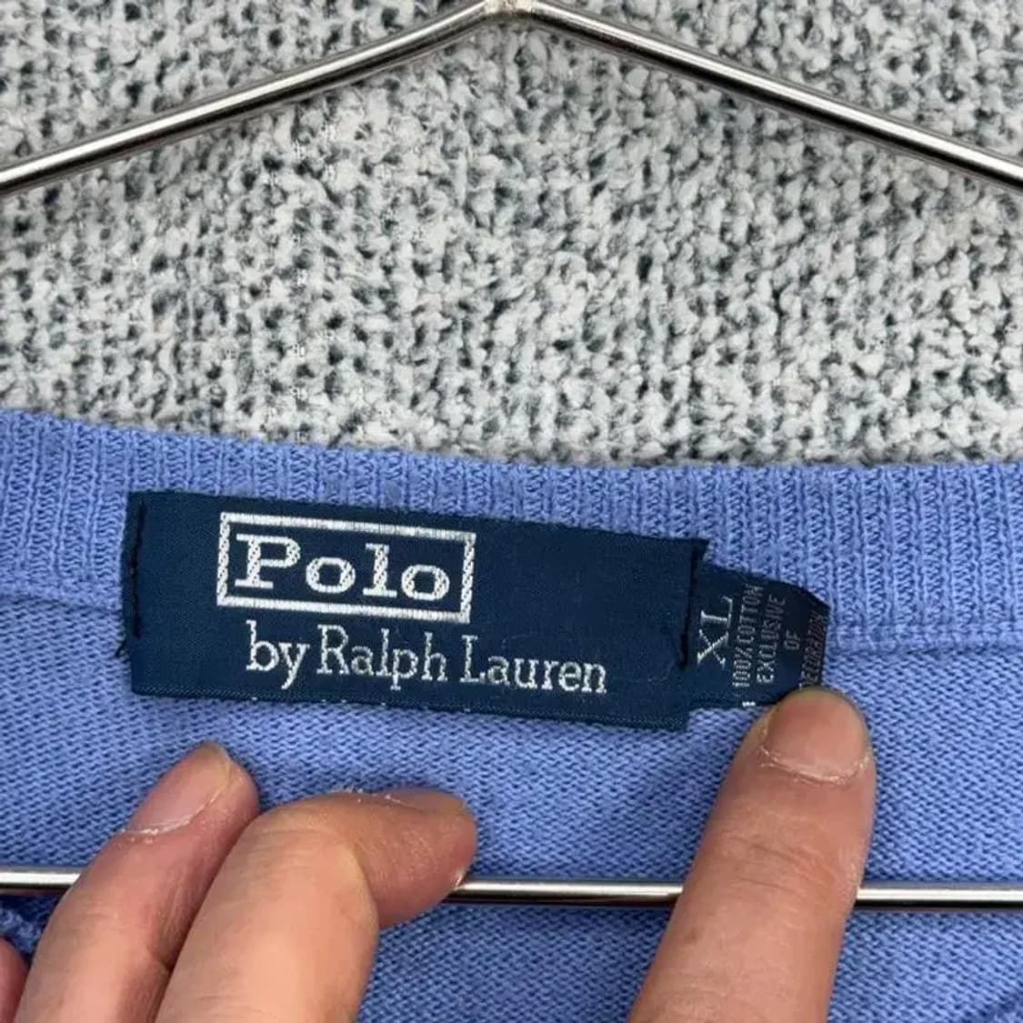 폴로 랄프로렌 코튼 니트 XL 상품이미지4