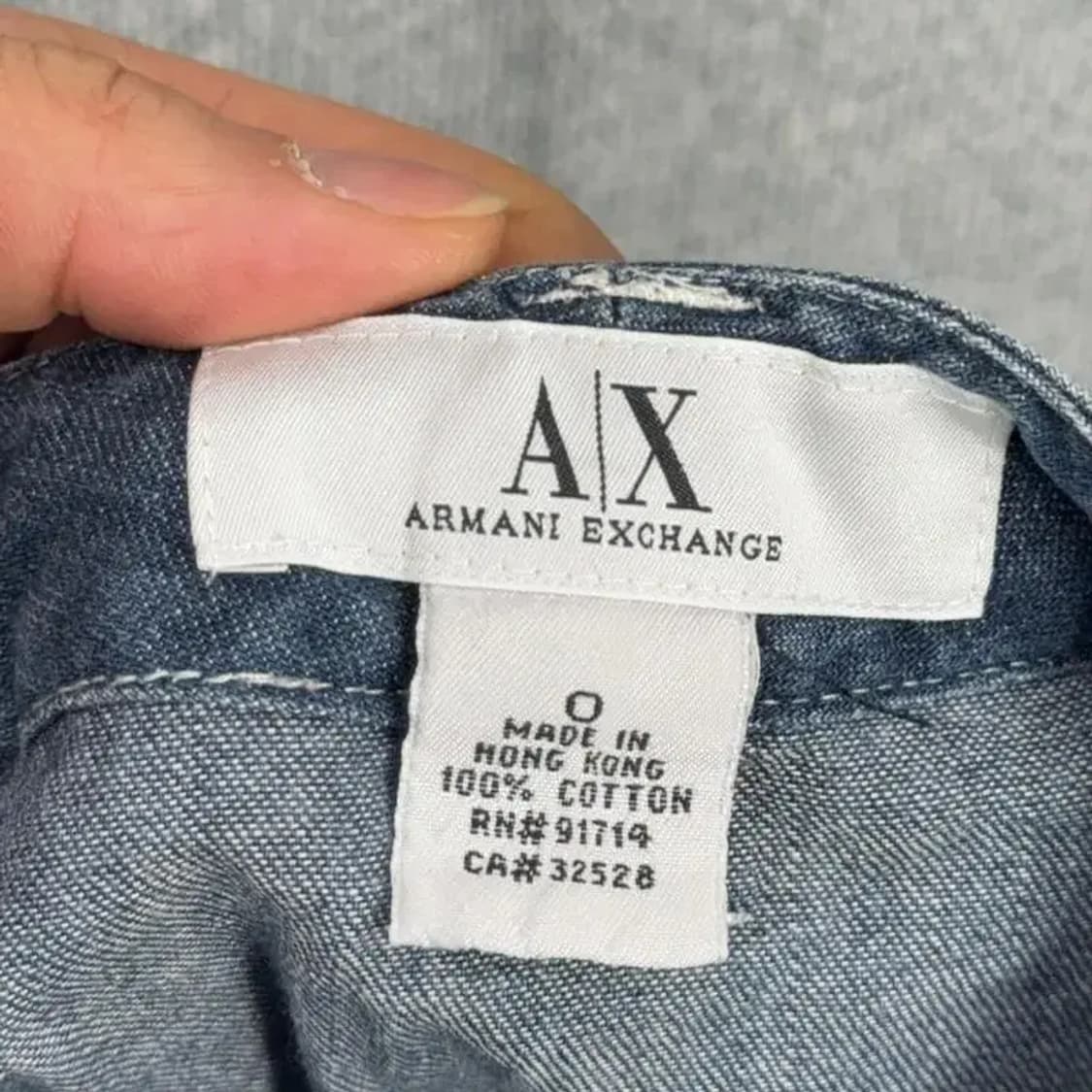 알마니 익스체인지 데님스커트 0사이즈 상품이미지3