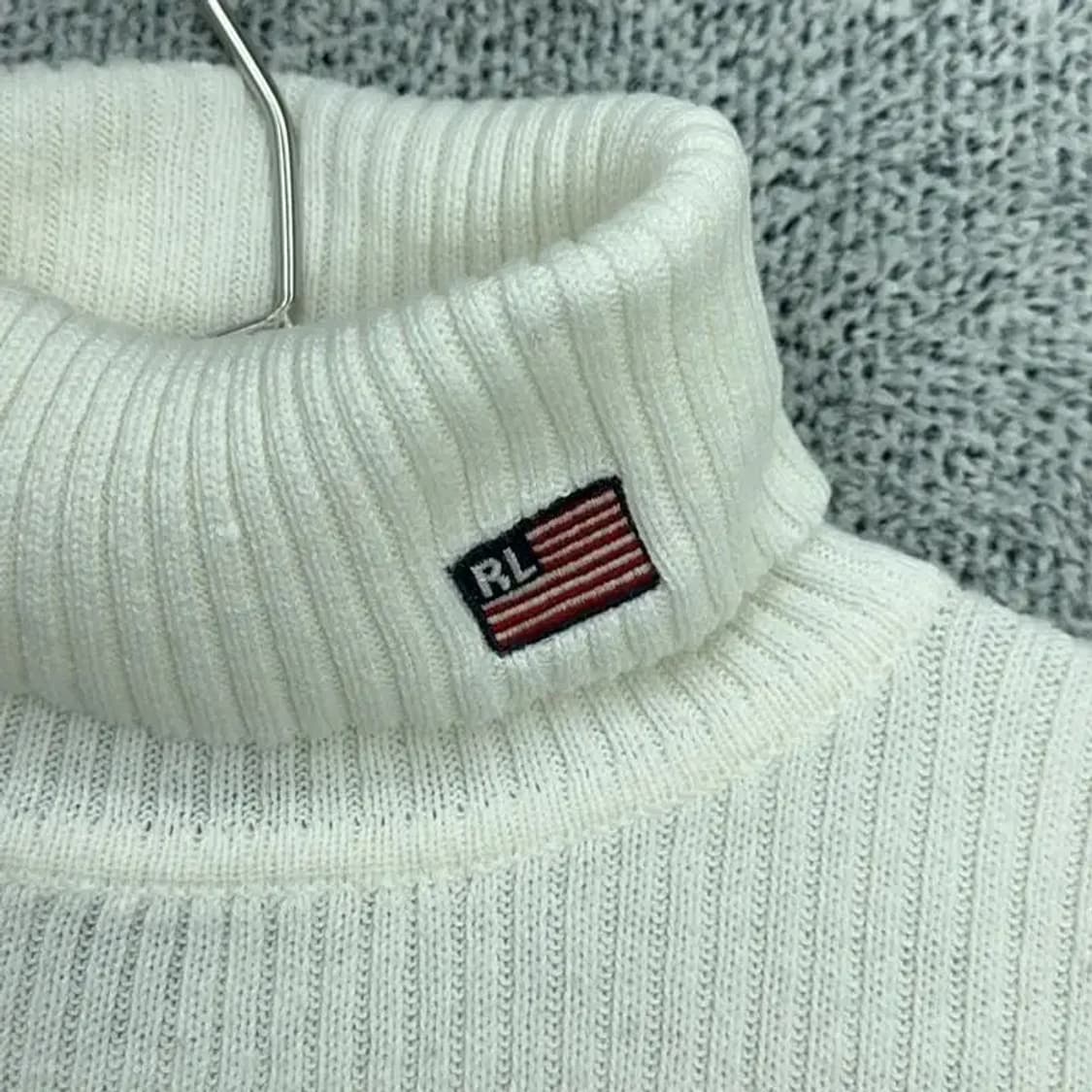 폴로 랄프로렌 성조기 폴라 니트 L 상품이미지3