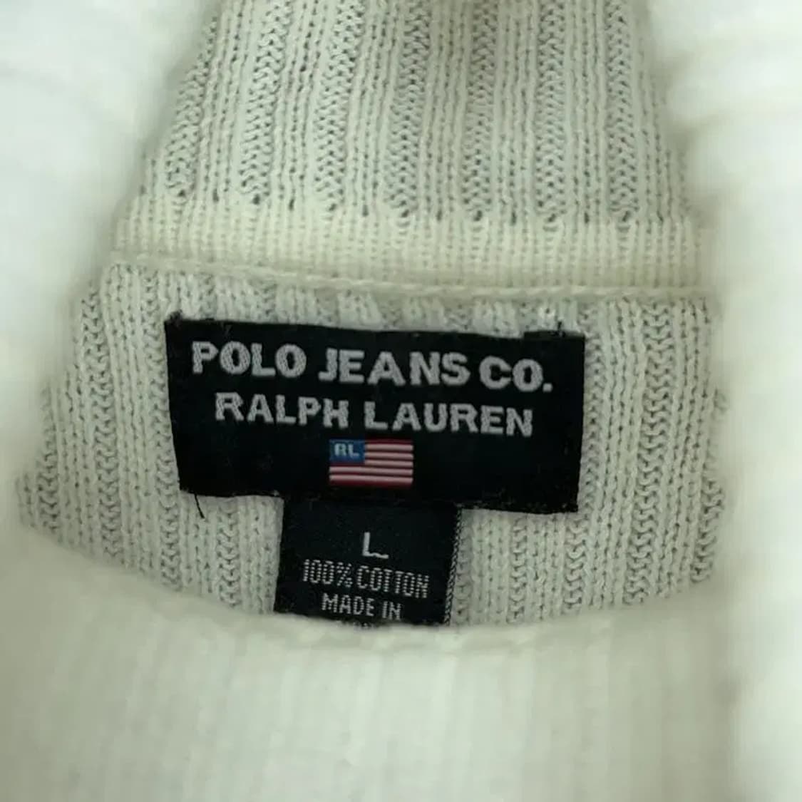 폴로 랄프로렌 성조기 폴라 니트 L 상품이미지4