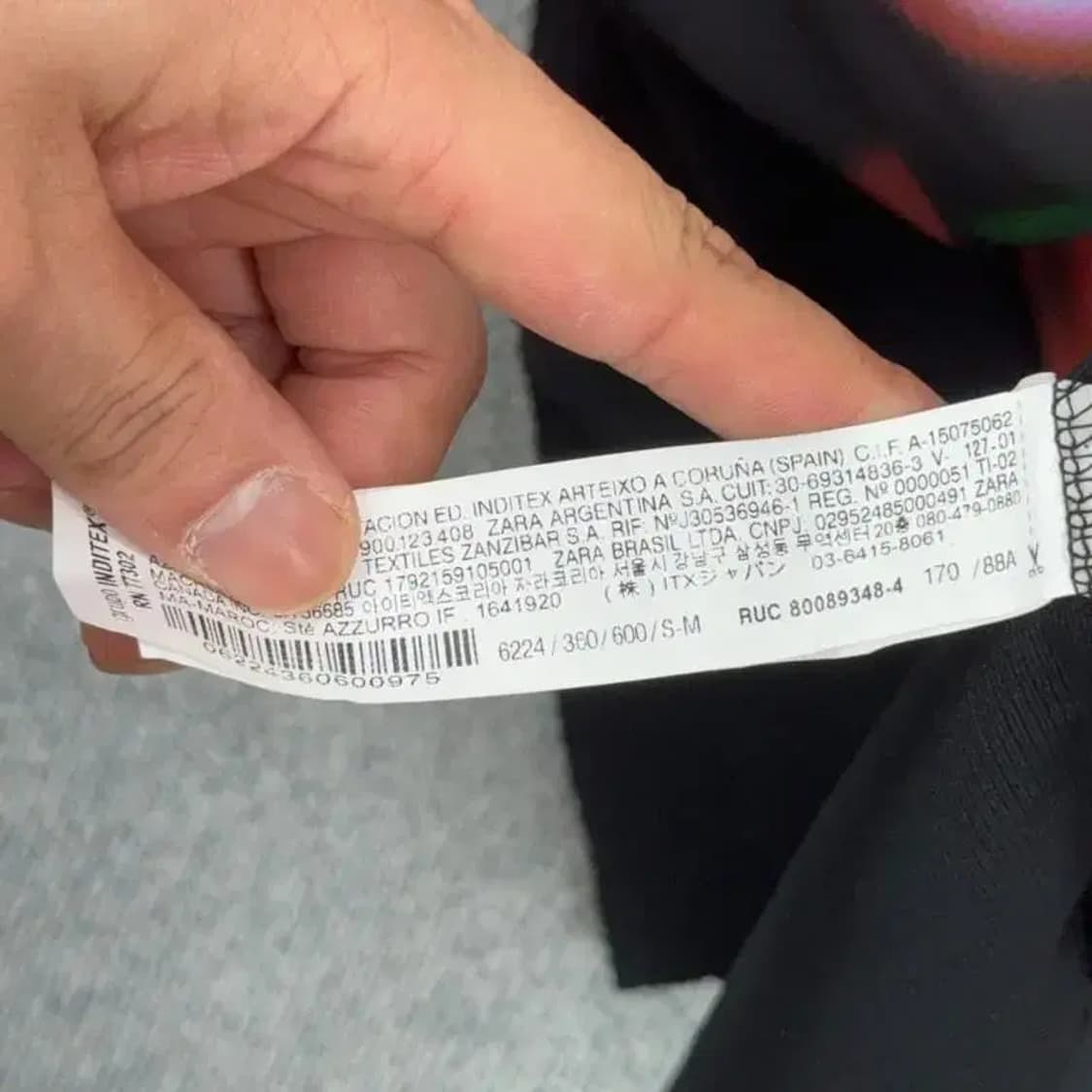 자라 루이지 패턴 카라티 M 상품이미지8