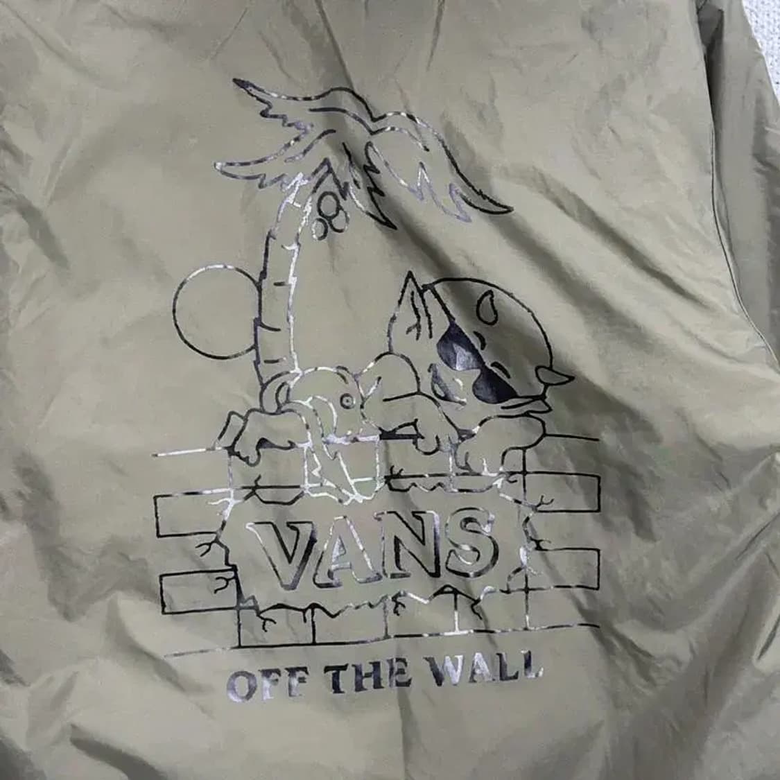 반스 카키 코치자켓 S 상품이미지4